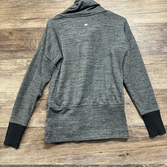 Athleta Gray Cowl Neck Sweater Sweatshirt - Picture 2 of 7